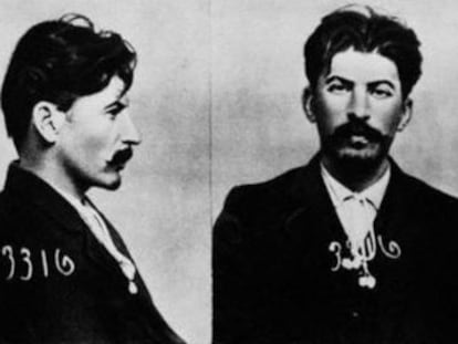 Yoseb Dzhugashvili, Stalin, en unas imágenes de marzo de 1908 tomadas por la policía zarista.