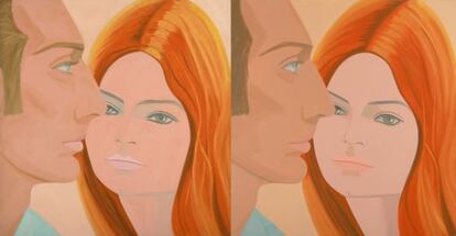 &#039;Laure and Alain&#039; de Alex Katz. 