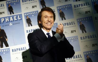 Raphael en la presentacion de su disco 'De Amor & Desamor'.
