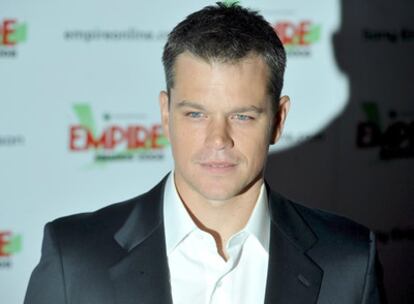 Matt Damon, en los premios Empire.