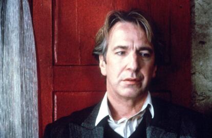 El actor y director británico Alan Rickman.