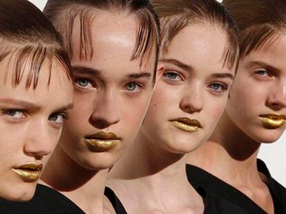 Labios dorados, la tendencia de belleza de los 90 que viene para quedarse