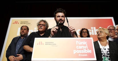 El cap de llista d'ERC per Barcelona, Gabriel Rufián.