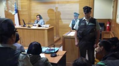 El juzgado de Garantía de Temuco en el control de detención de cuatro personas.