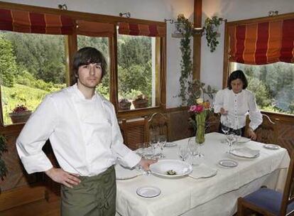 Sergio Bastard, en el comedor de Aretxondo.