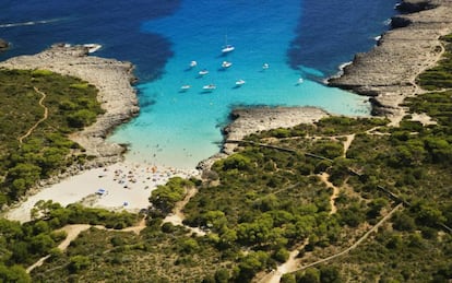 Cala de Es Talaier, en Menorca.  