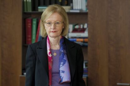 Danièle Nouy, presidenta de la supervisión bancaria unificada del BCE.