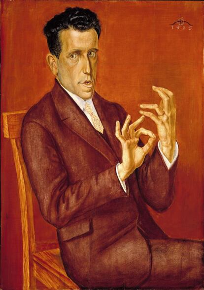 'Retrato del abogado Hugo Simons', 1925. Otto Dix.