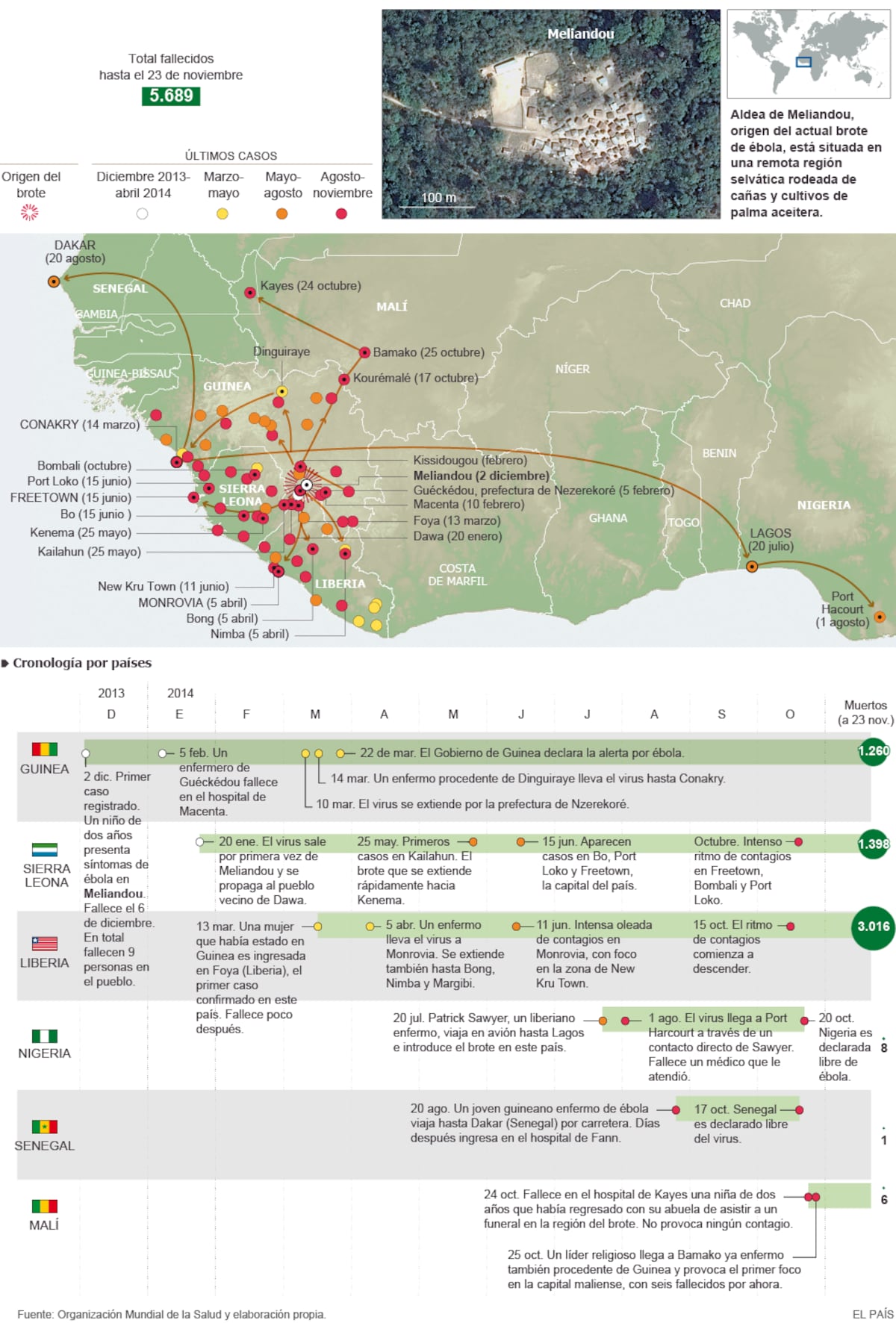 La transmisión del ébola en África | Internacional | EL PAÍS