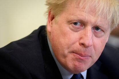 El primer ministro británico, Boris Johnson, el martes.