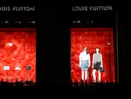 El logo de Louis Vuitton.