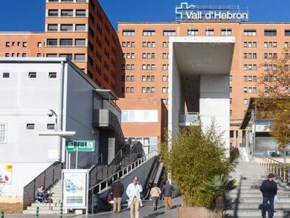 Fachada del Hospital Vall d'Hebron, de Barcelona.