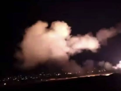 Misiles sobre el cielo de Damasco, el pasado 25 de diciembre.