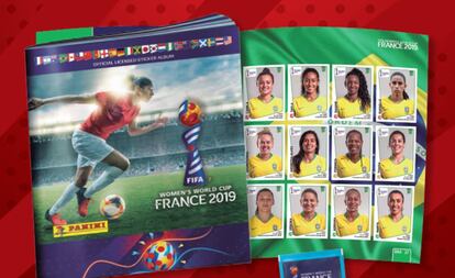 O álbum da Copa do Mundo feminina 2019 da Panini.