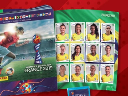 O álbum da Copa do Mundo feminina 2019 da Panini.