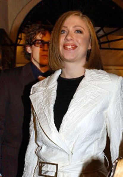 Chelsea Clinton, a su llegada a Milán el pasado mes de marzo.