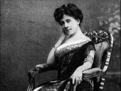 Retrato de Sofía Casanova.