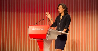 Ana Bot&iacute;n, presidenta de Banco Santander. 