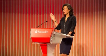 Ana Bot&iacute;n, presidenta de Banco Santander. 