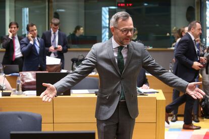 Michael Roth, secretario de Estado alemán Asuntos Europeos, a finales de febrero en Bruselas.