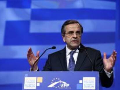 El primer ministro griego, Antonis Samaras. EFE/Archivo