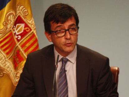 El ministro de Finances de Andorra, Jordi Cinca.