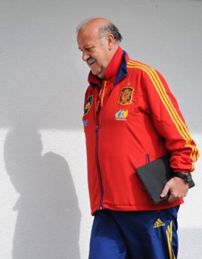 Del Bosque, ayer en Schurns.