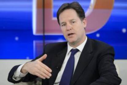 El viceprimer ministro britnico, Nick Clegg. EFE/Archivo