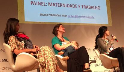 Painel do evento &#039;Brasileiras&#039;, nesta sexta em S&atilde;o Paulo. 