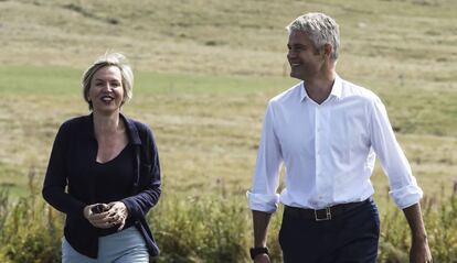 Laurent Wauquiez y Virginie Calmels, el pasado septiembre en Étables (Francia).