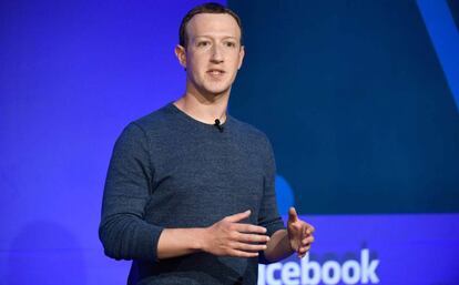 Mark Zuckerberg en una conferencia en Paris, el pasado mayo.