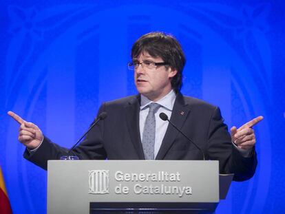 El president de la Generalitat, Carles Puigdemont.