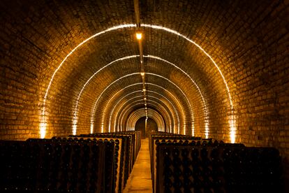 Las bodegas de Krug en Reims.