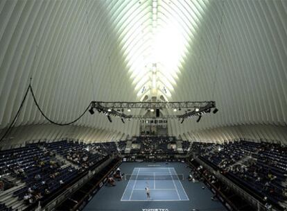 El torneo de tenis se celebra en el Ágora de la Ciudad de las Artes y las Ciencias de Valencia