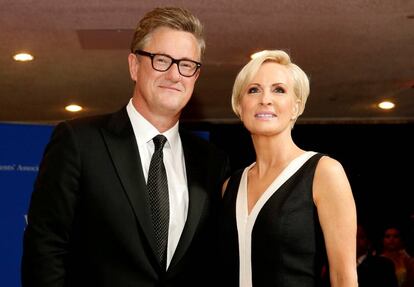 Joe Scarborough y Mika Brzezinski, el pasado abril, en Washington.