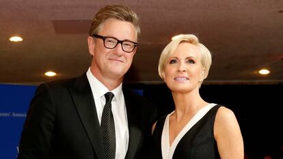 Joe Scarborough y Mika Brzezinski, el pasado abril, en Washington.