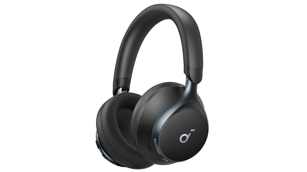 Auriculares inalámbricos de diadema con cancelación de ruido adaptativa.