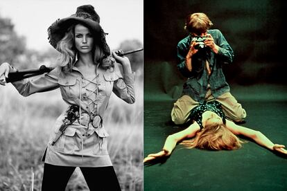 Veruschka 
	

	Pocas modelos han tenido la fortuna de encontrarse en el momento adecuado para dar el salto a la inmortalidad. La modelo y aristócrata alemana, gracias a su físico excepcional, transformó la imagen de la moda de los sesenta. De la mano del director Michelangelo Antonioni y una secuencia de la película Blow-Up inscribió su nombre en la historia del cine en una de las sesiones fotográficas más recordadas de la pantalla.