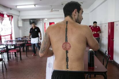 Marcelo Orsi lleva a River en la piel.