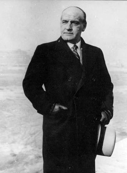 El filósofo José Ortega y Gasset, en 1934.