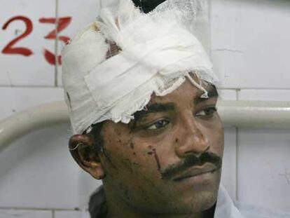 Herido en el atentado terrorista de Bombay en 2006.