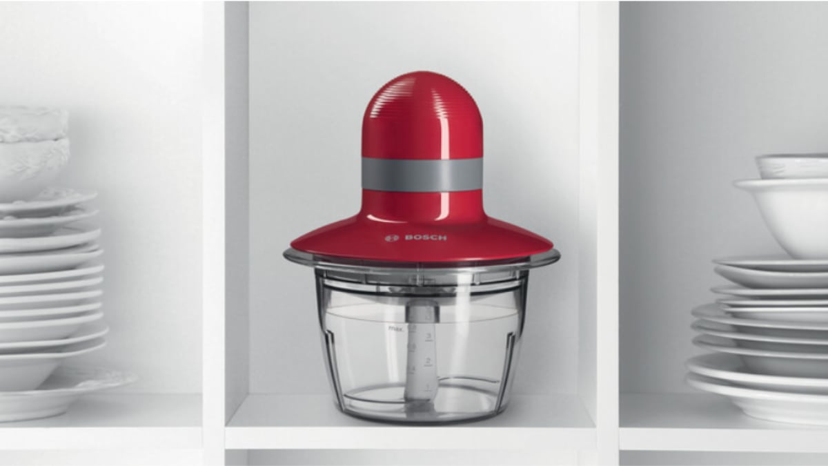 Recetas listas en la mitad de tiempo con esta picadora eléctrica con vaso apto para microondas