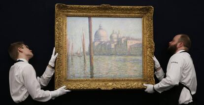 Le Grand Canal, de Claude Monet, subastada en Sotheby&rsquo;s.