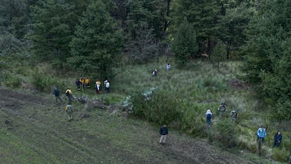 Los grupos partieron desde el Albergue alpino, uno de los puntos más visitados por los senderistas que visitan el Ajusco.