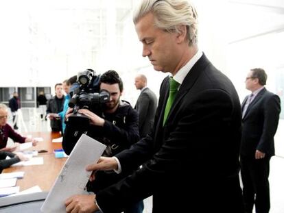 El l&iacute;der del xen&oacute;fobo Partido Para la Libertad holand&eacute;s, Geert Wilders.