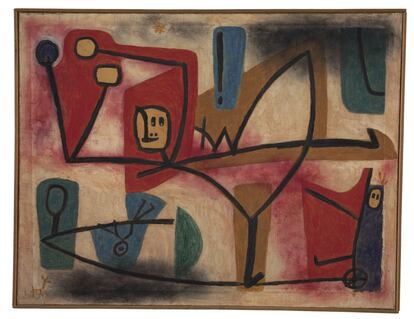 'Übermut Exubérance', 1939. Óleo sobre papel. Centro Paul Klee, Berna.