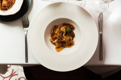 Pappardelle al ragú de Raffaelli.