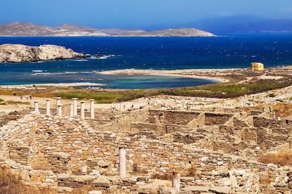 La espectacular isla de Delos, en Grecia.