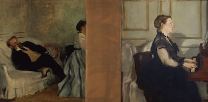 Edgar Degas y Edouard Manet