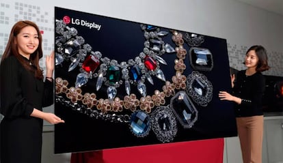 Esta TV con resolución 8K y de 88" será el plato fuerte del CES de Las Vegas de LG